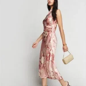 Reformation | Dresses | Reformation Cassette Silk Dress In